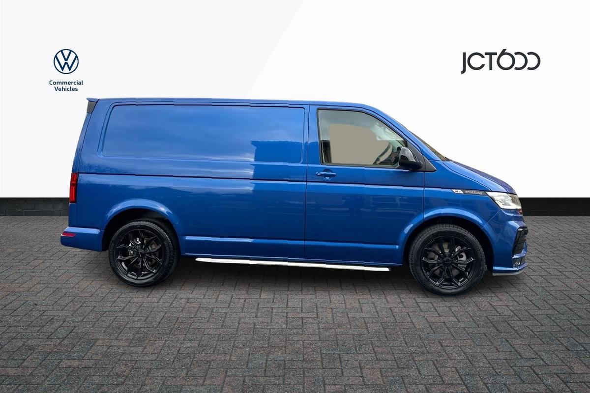 VOLKSWAGEN Transporter T32 Panel van Sportline SWB 20 £52,325 ~ miles  Ravenna Blue Metallic | JCT600