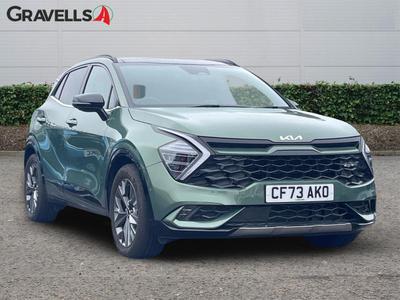 Used 2023 Kia SPORTAGE 1.6 h T-GDi GT-Line S SUV 5dr Petrol Hybrid Auto AWD Euro 6 (s/s) (226 bhp) Green at Gravells