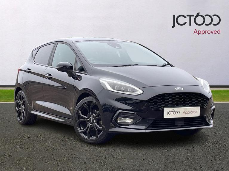 Used 2020 FORD Fiesta 1.0T EcoBoost GPF ST-Line Hatchback 5dr Petrol Manual Euro 6 (s/s) (100 ps) Black at JCT600