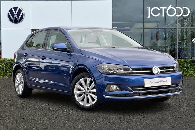 Used 2018 VOLKSWAGEN Polo SEL 1.0 TSI 115PS 6-speed Manual 5 Door Reef Blue at JCT600