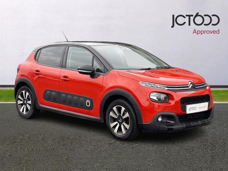 Used 2019 CITROEN C3 1.2 PureTech Flair Hatchback 5dr Petrol Manual Euro 6 (s/s) (82 ps) Orange at JCT600