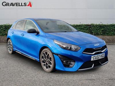 Used 2022 Kia CEED 1.5 T-GDi GT-Line Hatchback 5dr Petrol Manual Euro 6 (s/s) (158 bhp) Blue at Gravells