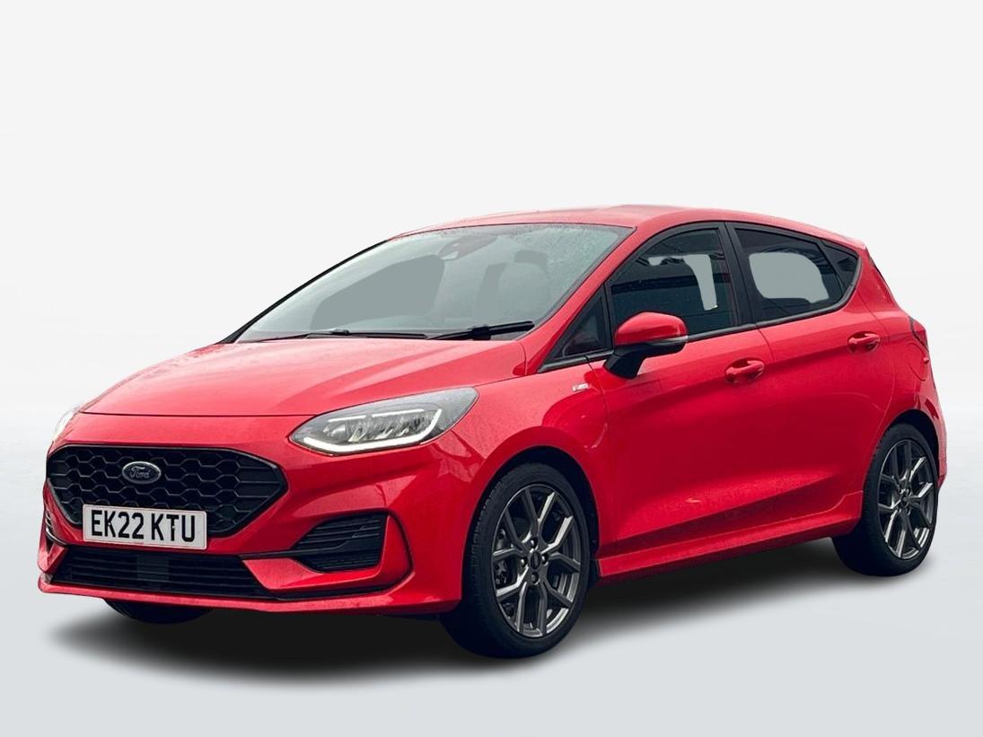 2022 FORD FIESTA ST-LINE 1.0T ECOBOOST HATCHBACK 5DR PETROL MANUAL £14,924  5,332 miles Red