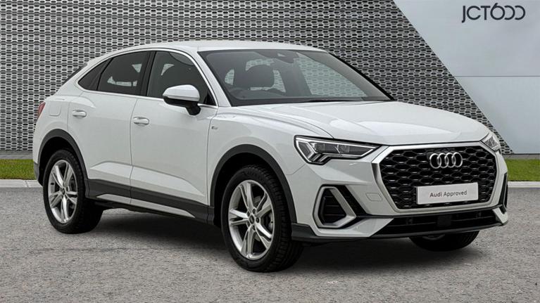 Used 2024 Audi Q3 2.0 TDI 35 S line Sportback 5dr Diesel S Tronic Euro 6 (s/s) (150 ps) White at JCT600