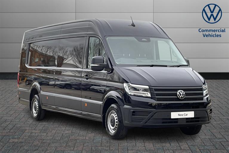 Used 1900 Volkswagen Crafter CR35 Panel van Commerce Plus LWB Maxi 177ps FWD Deep Black Pearl at JCT600