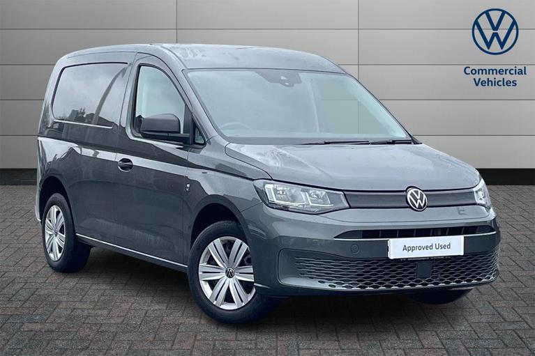 Used 2022 VOLKSWAGEN Caddy C20 Cargo Commerce Plus SWB 122ps DSG*AIR CON*CRUISE CONTROL* Pure Grey at JCT600