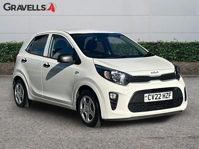 Used 2022 Kia PICANTO 1.0 DPi 1 Hatchback 5dr Petrol Manual Euro 6 (s/s) (66 bhp) White at Gravells
