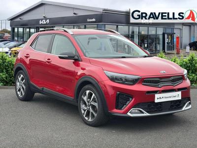 Used 2021 Kia STONIC 1.0 T-GDi MHEV GT-Line SUV 5dr Petrol Hybrid Manual Euro 6 (s/s) (118 bhp) Red at Gravells