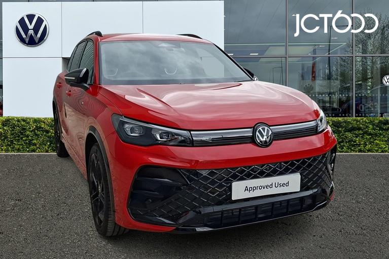 Used 2026 VOLKSWAGEN TIGUAN 1.5 eTSI 150 R-Line 5dr DSG Persimmon Red Metallic at JCT600