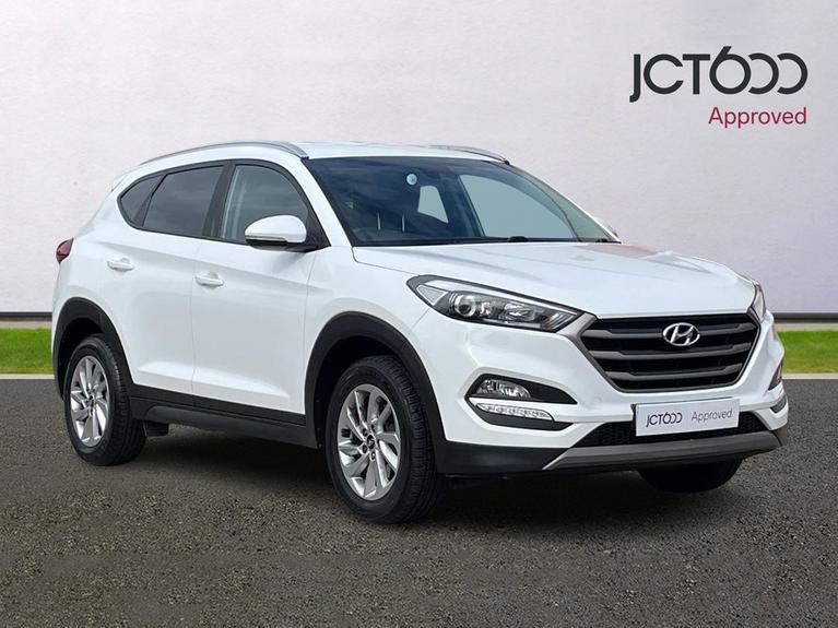 Used 2017 HYUNDAI Tucson 1.6 GDi Blue Drive SE Nav SUV 5dr Petrol Manual Euro 6 (s/s) (132 ps) White at JCT600