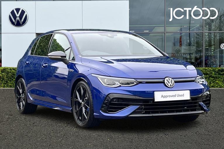 Used 2022 VOLKSWAGEN Golf R 20 years 2.0 TSI 4MOTION 333PS 7-Speed DSG Lapiz Blue Premium at JCT600