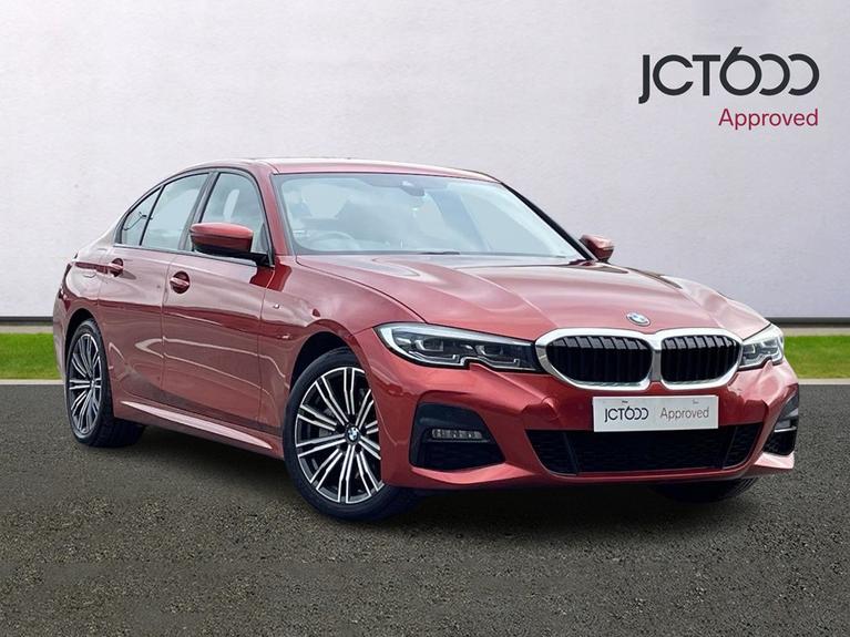 Used 2020 BMW 3 Series 2.0 330e 12kWh M Sport Saloon 4dr Petrol Plug-in Hybrid Auto Euro 6 (s/s) (292 ps) Orange at JCT600