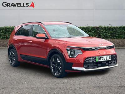 Used 2023 Kia NIRO 64.8kWh 3 SUV 5dr Electric Auto (201 bhp) Orange at Gravells