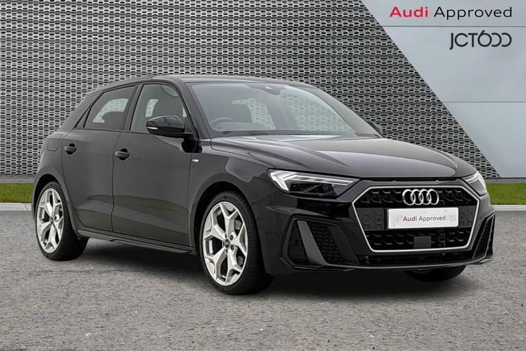 Used 2022 Audi A1 1.0 TFSI 30 S line Sportback 5dr Petrol Manual Euro 6 (s/s) (110 ps) Black at JCT600