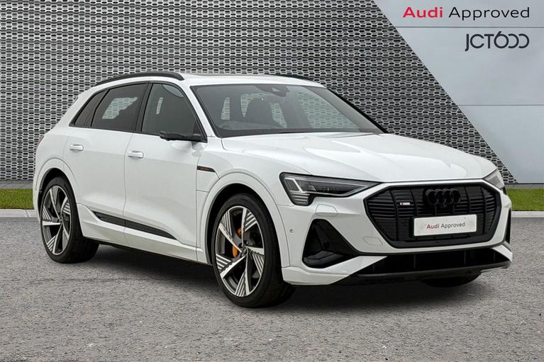 Used 2022 Audi E-Tron 55 Vorsprung SUV 5dr Electric Auto quattro 95kWh (11kW Charger) (408 ps) White at JCT600