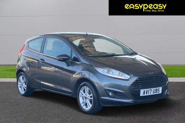 Used 2017 Ford FIESTA 1.25 82 Zetec 3dr Grey at easypeasy