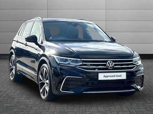 Used 2022 Volkswagen Tiguan 2.0 TDI R-Line DSG Euro 6 (s/s) 5dr Black at Sinclair Volkswagen