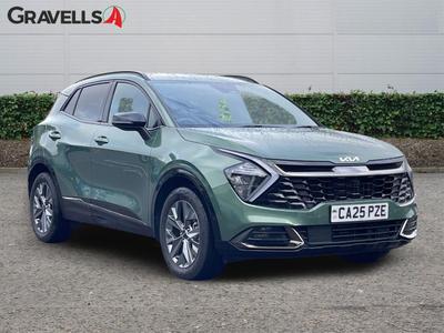 Used 2025 Kia SPORTAGE 1.6 h T-GDi Shadow SUV 5dr Petrol Hybrid Auto Euro 6 (s/s) (207 bhp) EXPERIENCE GREEN at Gravells