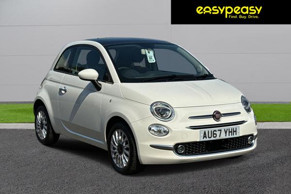 Used 2017 Fiat 500 1.2 Lounge 3dr BossaNova White at easypeasy