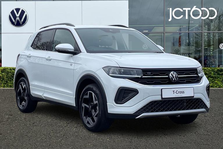 Used ~ VOLKSWAGEN T-Cross T-Cross R-Line 1.0 TSI 115PS 7 Pure White at JCT600