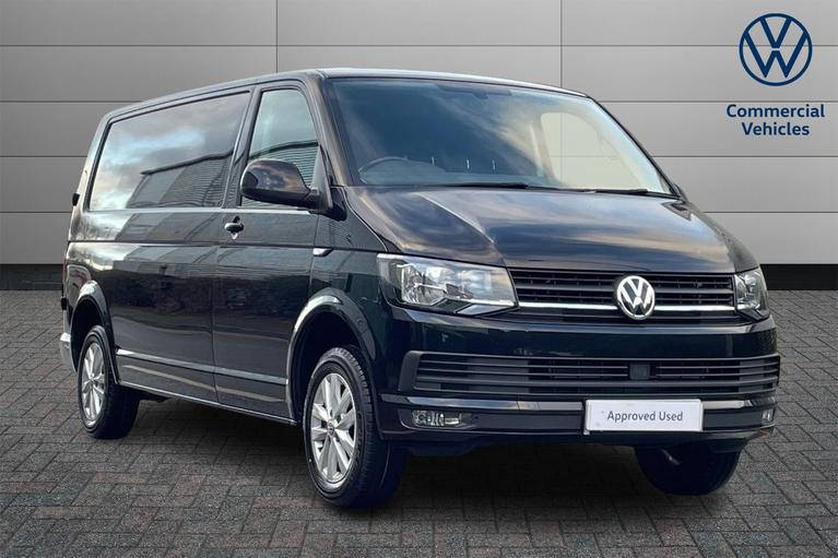 Used 2019 VOLKSWAGEN Transporter 2.0 TDI T30 Highline Panel Van 5dr Diesel Manual FWD LWB Euro 6 (s/s) (150 ps) Deep Black at JCT600