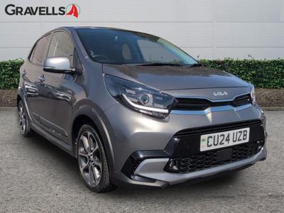 Used 2024 Kia PICANTO 1.0 DPi X-Line S Hatchback 5dr Petrol AMT Euro 6 (s/s) (66 bhp) ASTRO GREY at Gravells