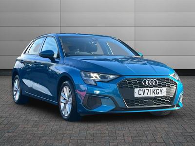 Used 2021 Audi A3 1.5 TFSI 35 Technik Sportback S Tronic Euro 6 (s/s) 5dr at Sinclair Direct