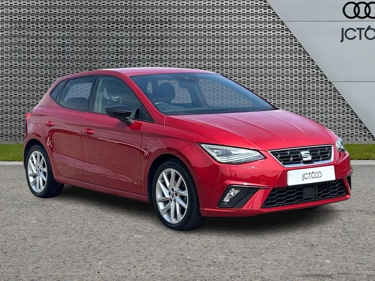 Used 2021 SEAT Ibiza 1.0 TSI FR Hatchback 5dr Petrol Manual Euro 6 (s/s) (95 ps) Red at JCT600