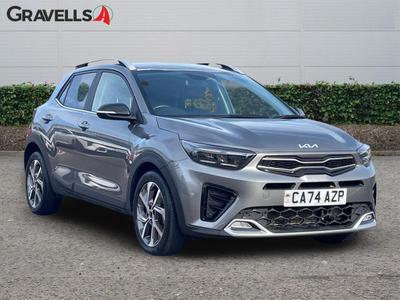 Used 2024 Kia STONIC 1.0 T-GDi GT-Line SUV 5dr Petrol DCT Euro 6 (s/s) (98 bhp) astro grey at Gravells
