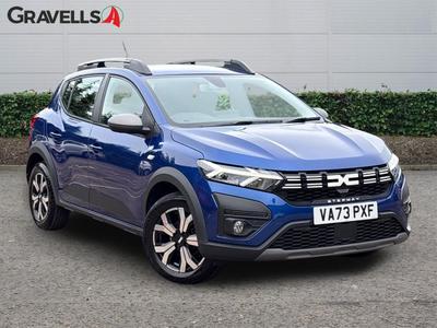 Used 2023 Dacia SANDERO STEPWAY 1.0 TCe Journey Hatchback 5dr Petrol Manual Euro 6 (s/s) (90 ps) Blue at Gravells