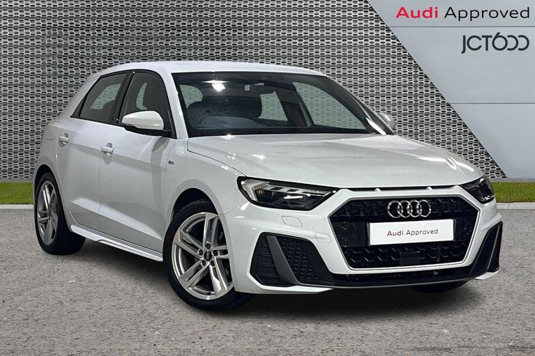 Used 2022 Audi A1 1.0 TFSI 30 S line Sportback 5dr Petrol S Tronic Euro 6 (s/s) (110 ps) White at JCT600