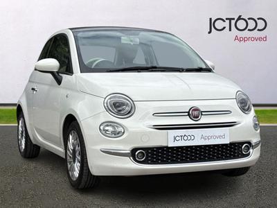 2018 FIAT 500 1.2 Lounge Hatchback 3dr Petrol Manual Euro 6 (s/s) (69 bhp) at JCT600