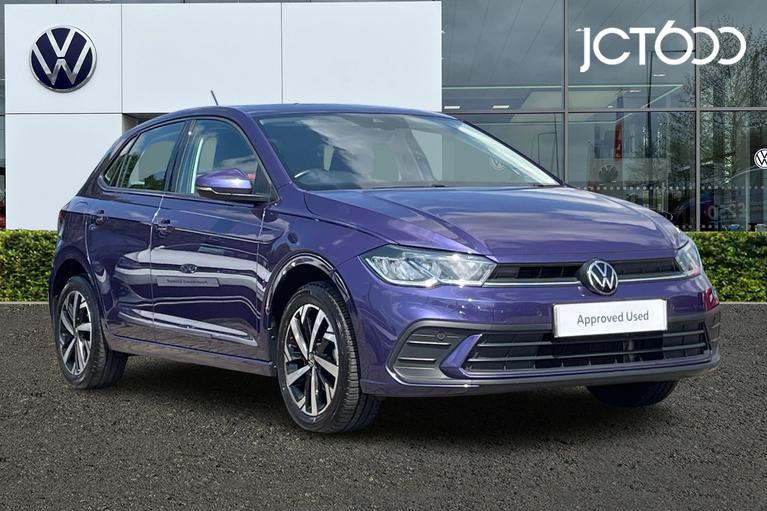 Used 2022 VOLKSWAGEN Polo Life 1.0 TSI 95PS 5-speed Manual Purple at JCT600