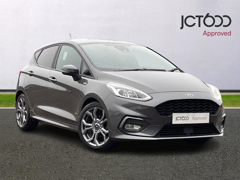 Used 2021 FORD Fiesta 1.0T EcoBoost MHEV ST-Line Edition Hatchback 5dr Petrol Manual Euro 6 (s/s) (125 ps) Grey at JCT600