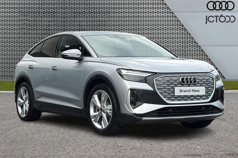 Used 2026 AUDI  Q4 Sportback Audi Q4 Sportback S line 40 e-tron Floret silver, metallic at JCT600