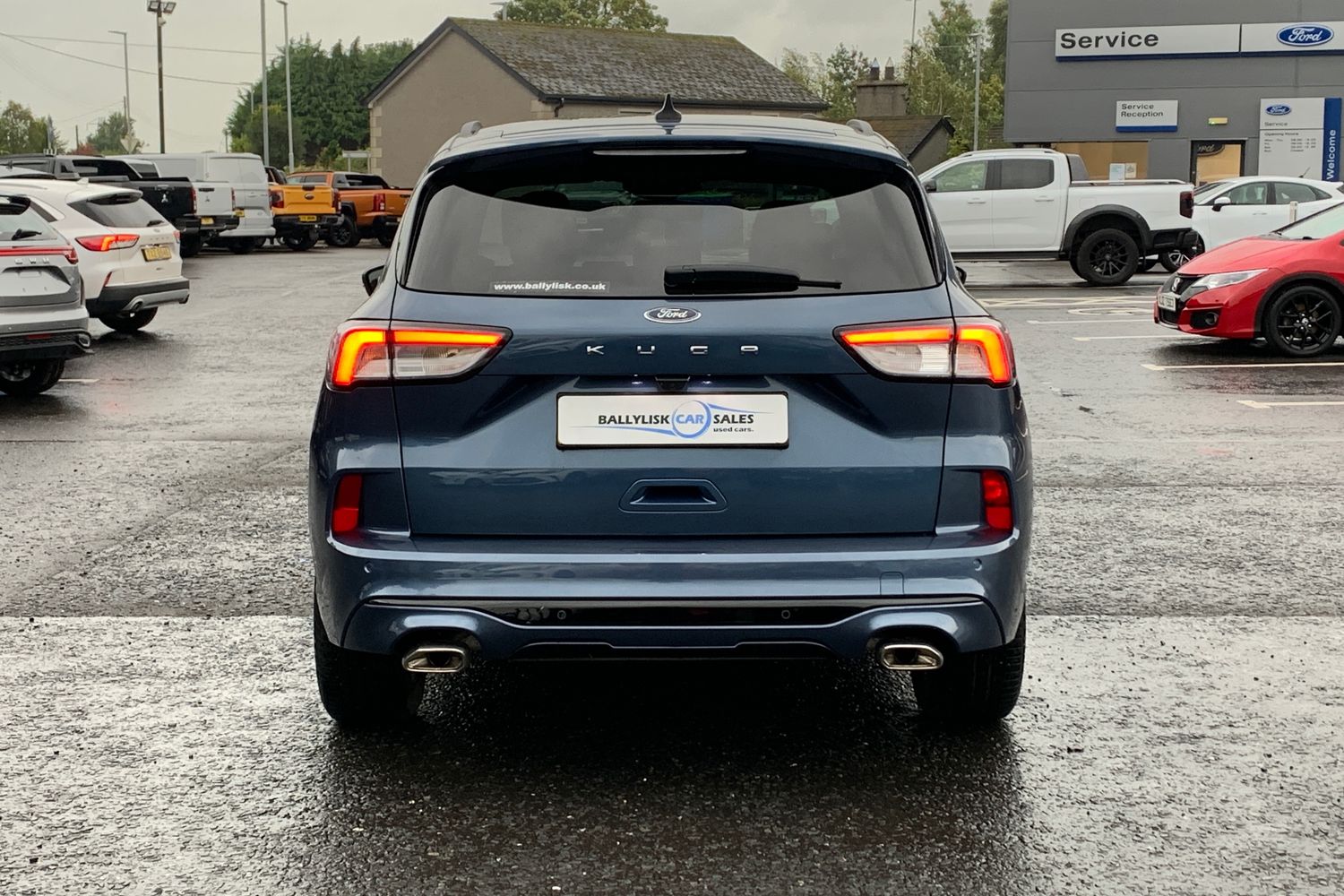 2021 Ford Kuga 1.5T EcoBoost 150PS ST-Line Edition in Chrome Blue with only 17K - vehicle photo 5 for sale on PureCar
