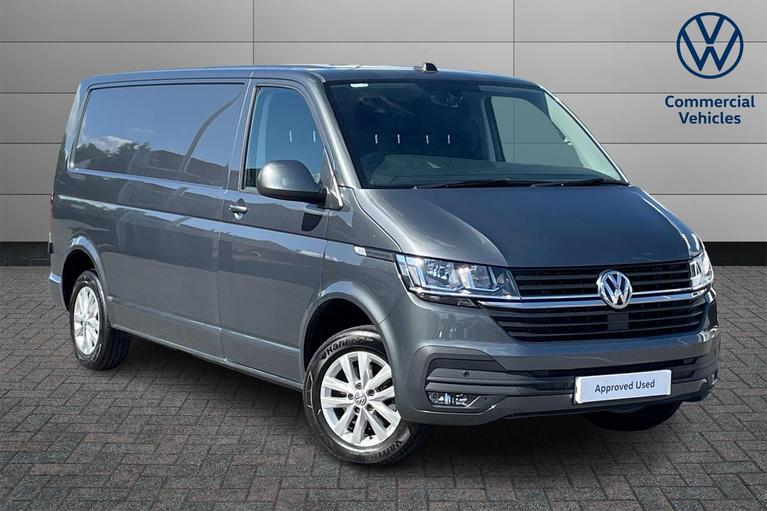 Used 2023 Volkswagen Transporter 2.0 TDI T30 Highline Panel Van 5dr Diesel Manual FWD LWB High Roof Euro 6 (s/s) (150 ps) Indium Grey at JCT600