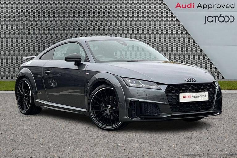 Used 2022 AUDI TT 2.0 TFSI 40 Black Edition Coupe 3dr Petrol S Tronic Euro 6 (s/s) (197 ps) Grey at JCT600