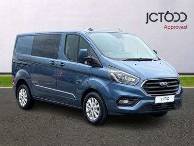 2020 Ford Transit Custom 2.0 320 EcoBlue Limited Crew Van Double Cab 5dr Diesel Auto L1 H1 Euro 6 (s/s) (185 ps) at JCT600