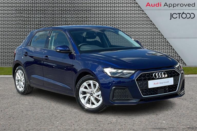 Used 2024 AUDI A1 1.0 TFSI 30 Sport Sportback 5dr Petrol Manual Euro 6 (s/s) (116 ps) Navarra blue, metallic at JCT600