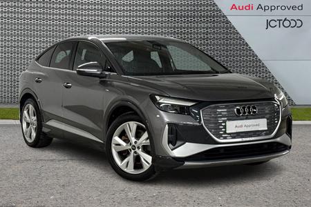 2022 AUDI Q4 E TRON 40 S LINE SPORTBACK 5DR ELECTRIC AUTO 82KWH 204 PS PRICE 24,854... photo