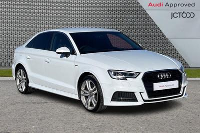 2020 AUDI A3 2.0 TDI 35 S line Saloon 4dr Diesel S Tronic Euro 6 (s/s) (150 ps) at JCT600