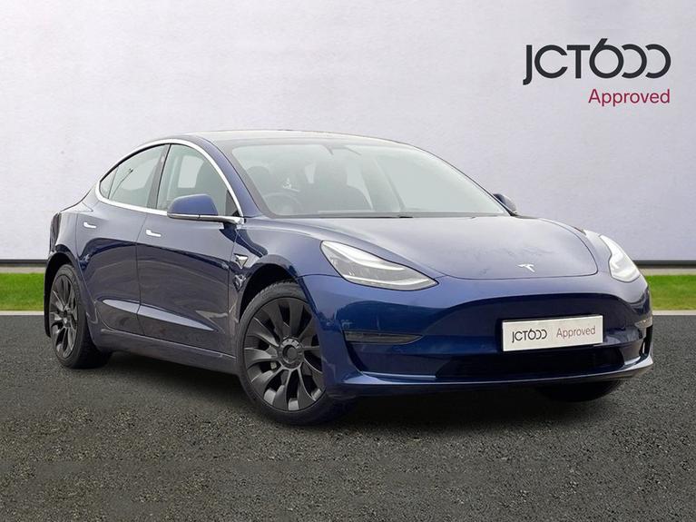 Used 2019 TESLA Model 3 Standard Range Plus Saloon 4dr Electric Auto RWD (241 bhp) Blue at JCT600