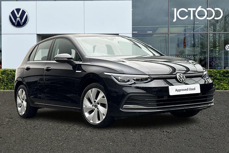 Used 2021 VOLKSWAGEN Golf 1.5 TSI Style Hatchback 5dr Petrol Manual Euro 6 (s/s) (150 ps) Black at JCT600