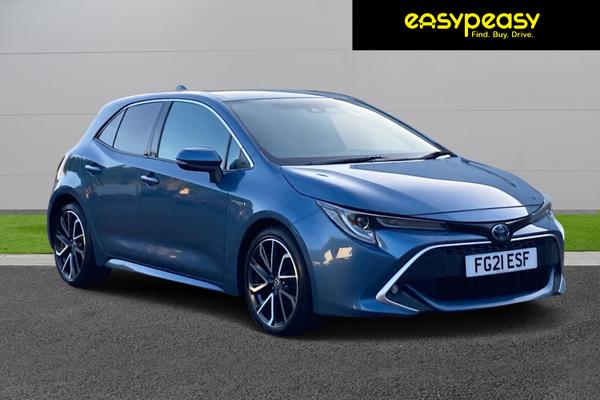 Used 2021 Toyota COROLLA 2.0 VVT-i Hybrid Excel 5dr CVT Denim Blue met at easypeasy