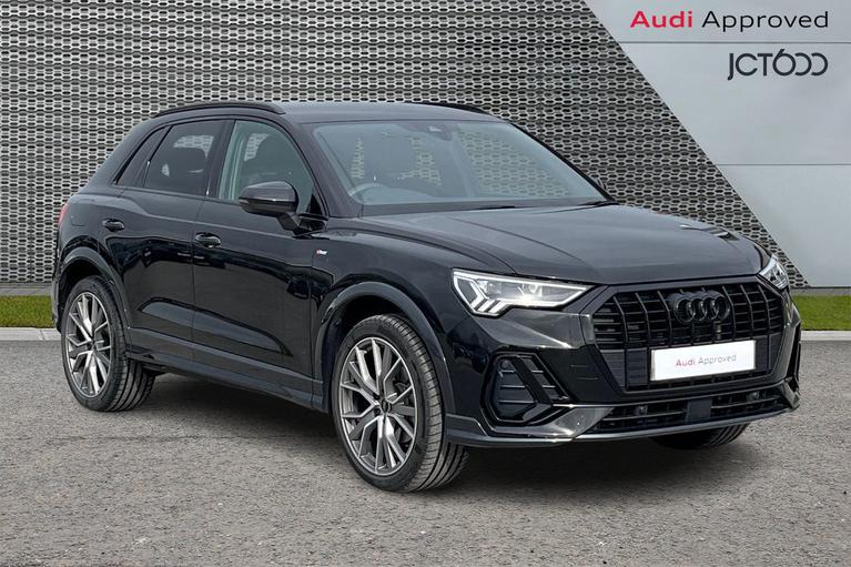 Used 2025 Audi Q3 1.5 TFSI CoD 35 Black Edition SUV 5dr Petrol S Tronic Euro 6 (s/s) (150 ps) Black at JCT600