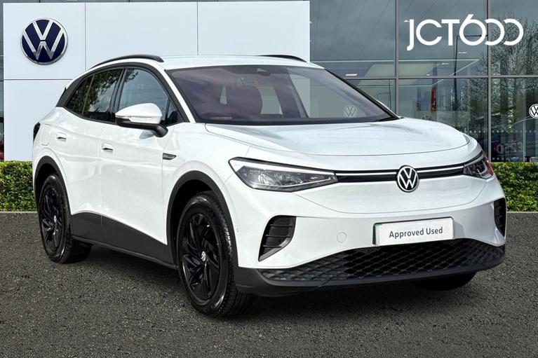 Used 2022 VOLKSWAGEN ID.4 109kW Life Pure 52kWh 5dr Auto White at JCT600