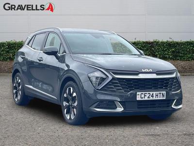 Used 2024 Kia SPORTAGE 1.6 T-GDi 13.8kWh 3 SUV 5dr Petrol Plug-in Hybrid Auto AWD Euro 6 (s/s) (241 bhp) PENTA METAL at Gravells