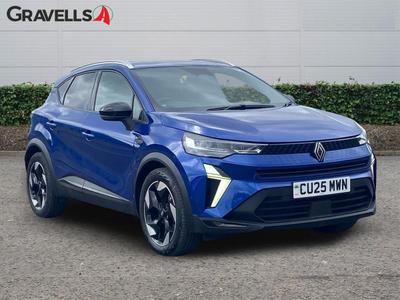 Used 2025 Renault CAPTUR 1.6 E-TECH techno SUV 5dr Petrol Hybrid Auto Euro 6 (s/s) (145 ps) Iron Blue Mtlc at Gravells