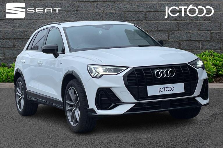 Used 2023 AUDI Q3 1.5 TFSI CoD 35 Black Edition SUV 5dr Petrol S Tronic Euro 6 (s/s) (150 ps) White at JCT600